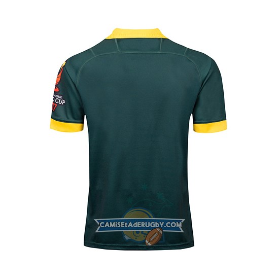 Camiseta Australia Kangaroos Rugby RLWC 2017 Local